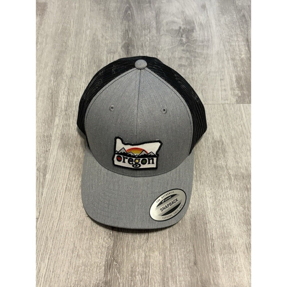 New Without Tag TheClassics OREGON Gray/Black Trucker Unisex Hat